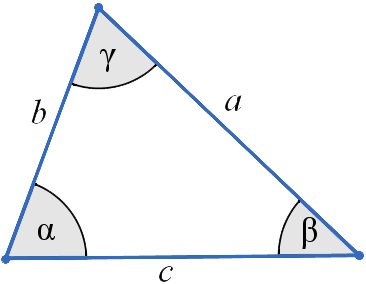 triangle law of sines cosines