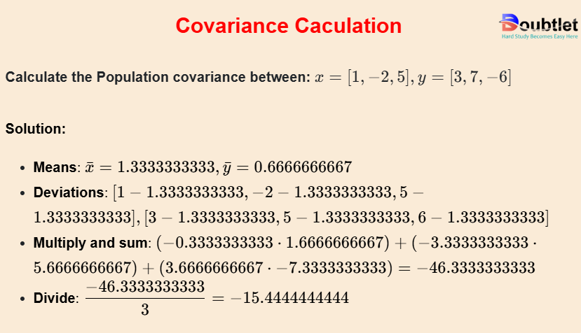 Covariance-Caculation