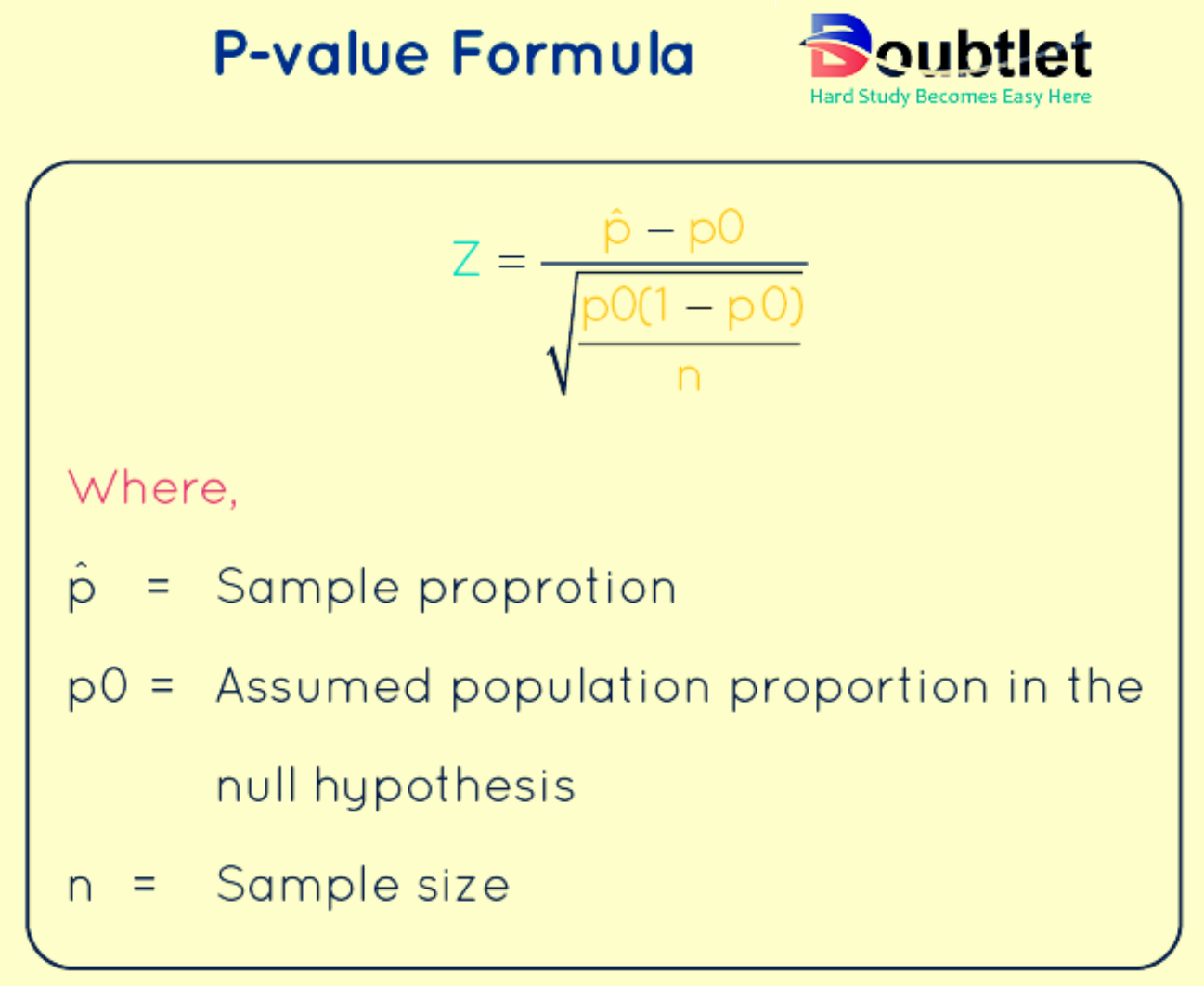 P-Value-Formula