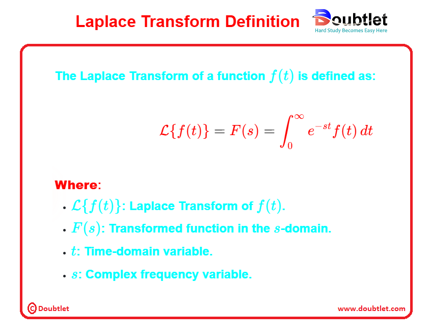 Laplace-Transform-Definition