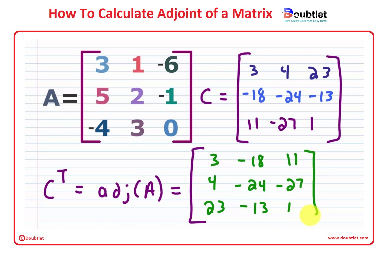 How-To-Calculate-Adjoint-of-a-Matrix