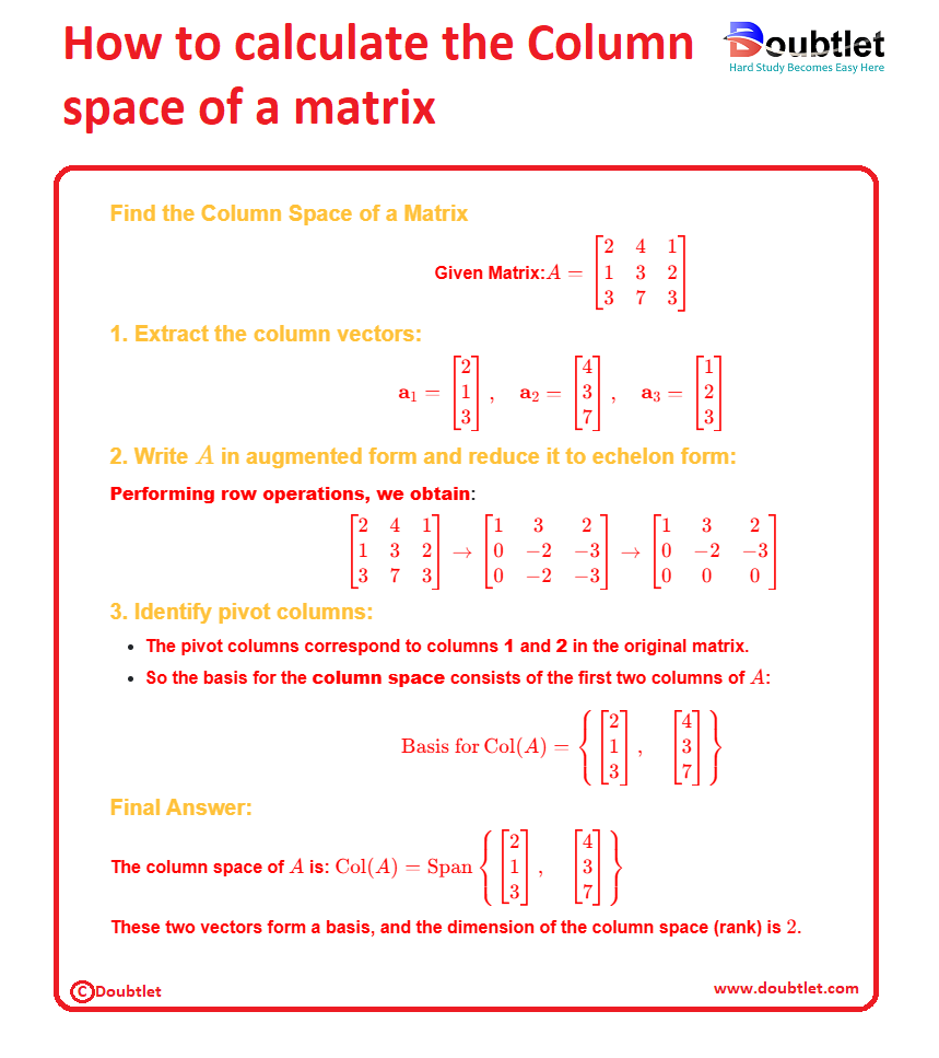 How-to-calculate-the-Column-space-of-a-matrix