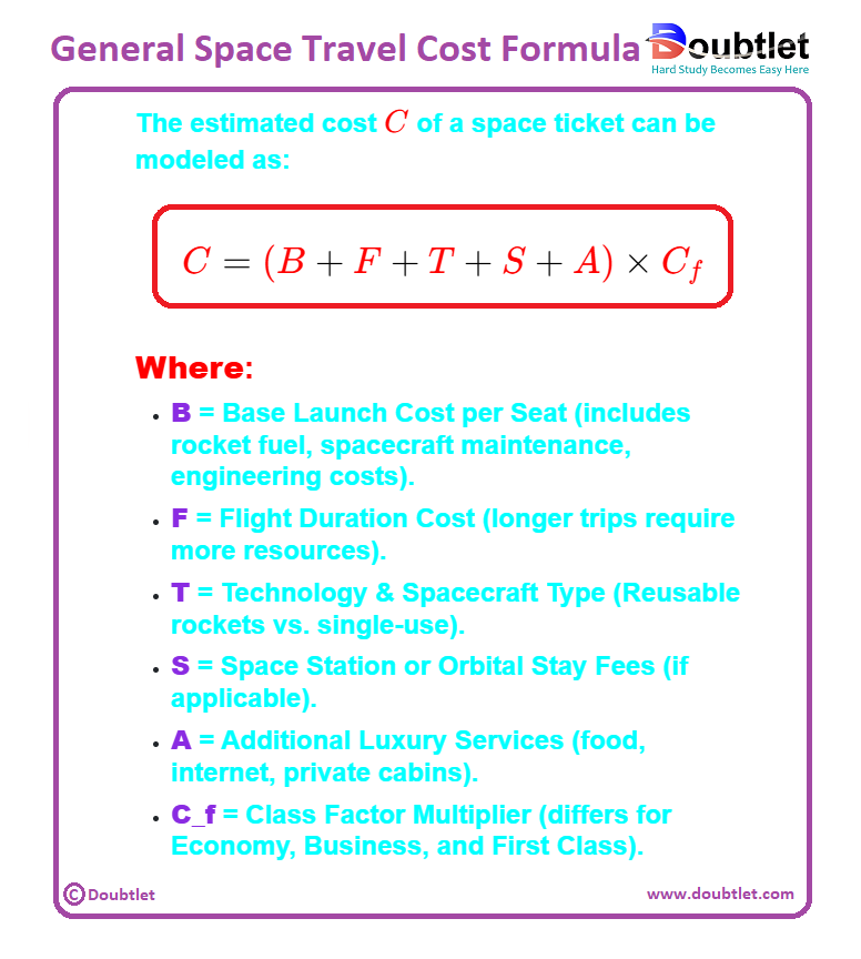 General-Space-Travel-Cost-Formula